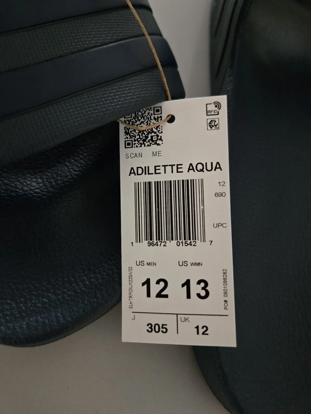 NWT Adidas Adilette Aqua Slide